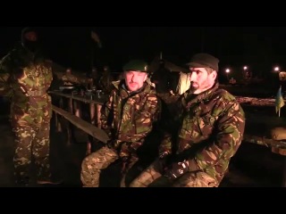 chechens in ukraine. ukrainian brothers helped us and we came to repay the debt