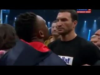 the second humiliation of klitschko - spitting from chisora
